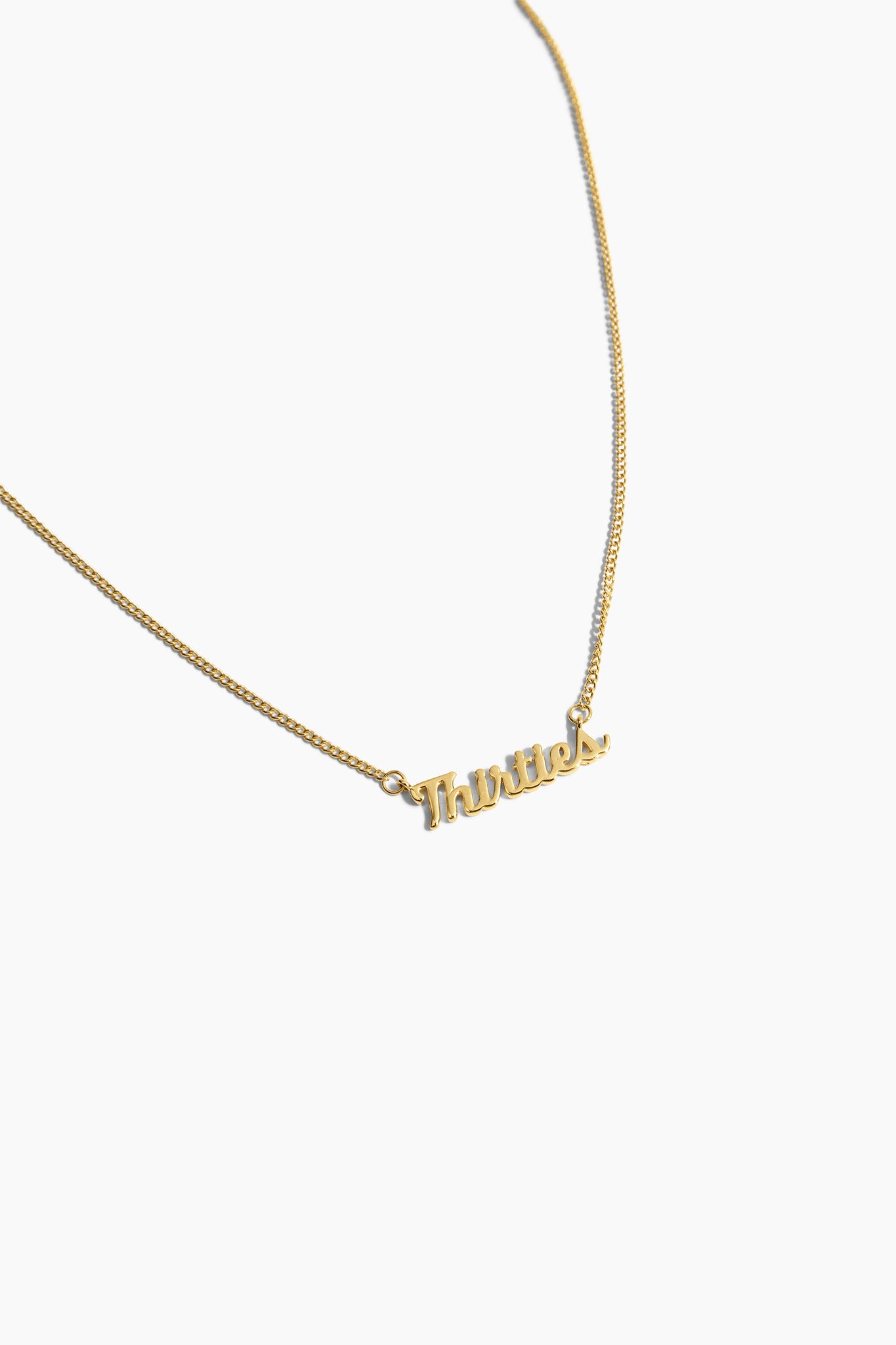Thirties 14k Gold Necklace