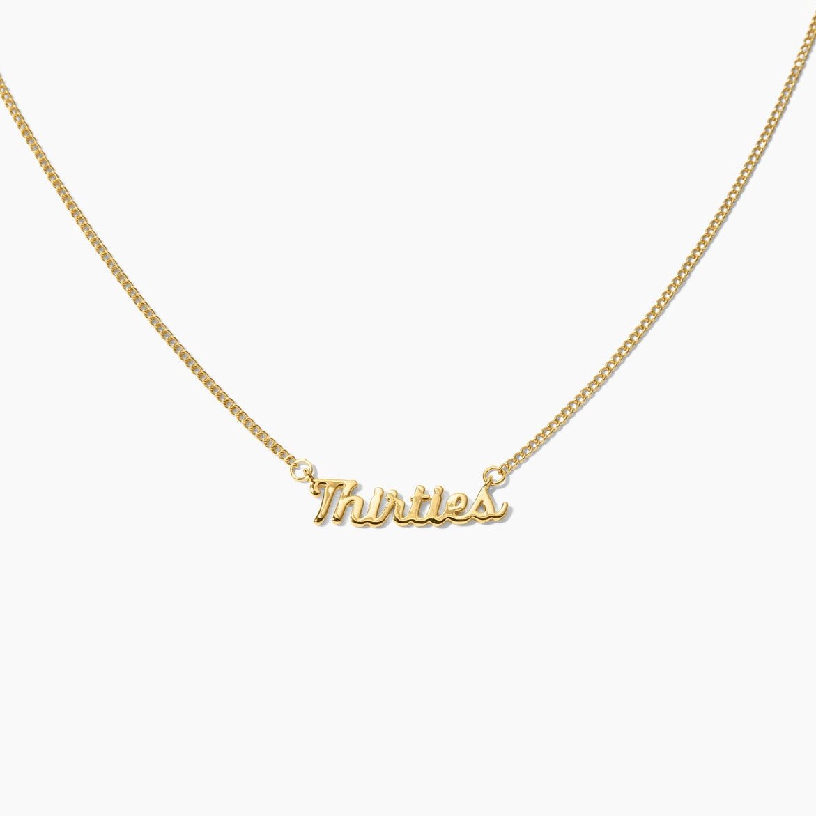 Thirties 14k Gold Necklace