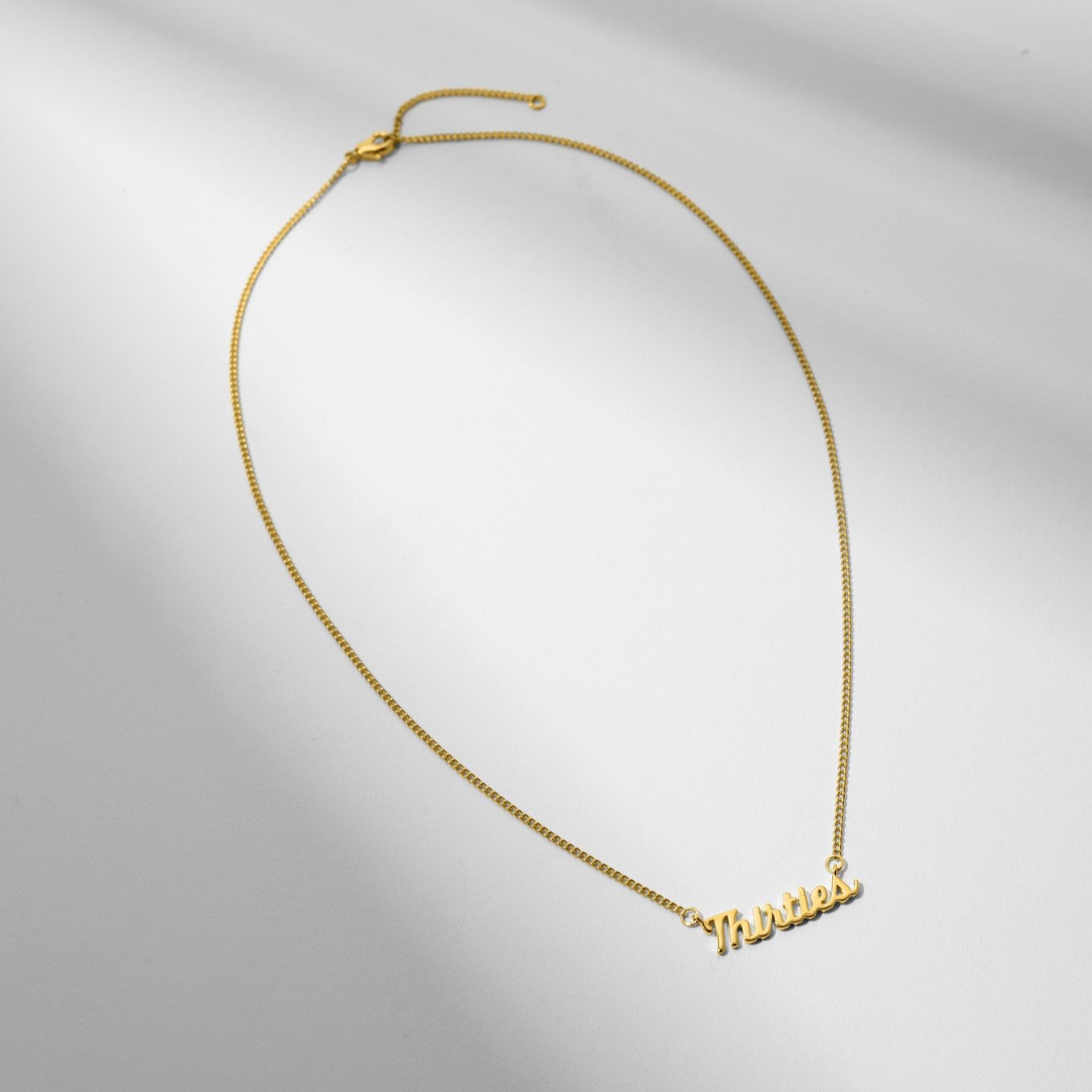 Thirties 14k Gold Necklace