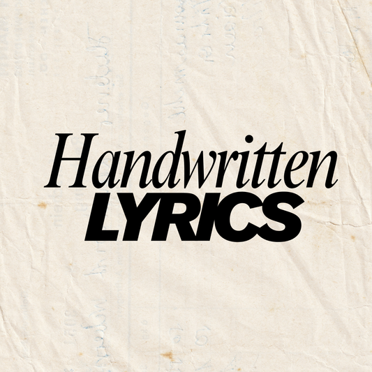 Handwritten Lyrics
