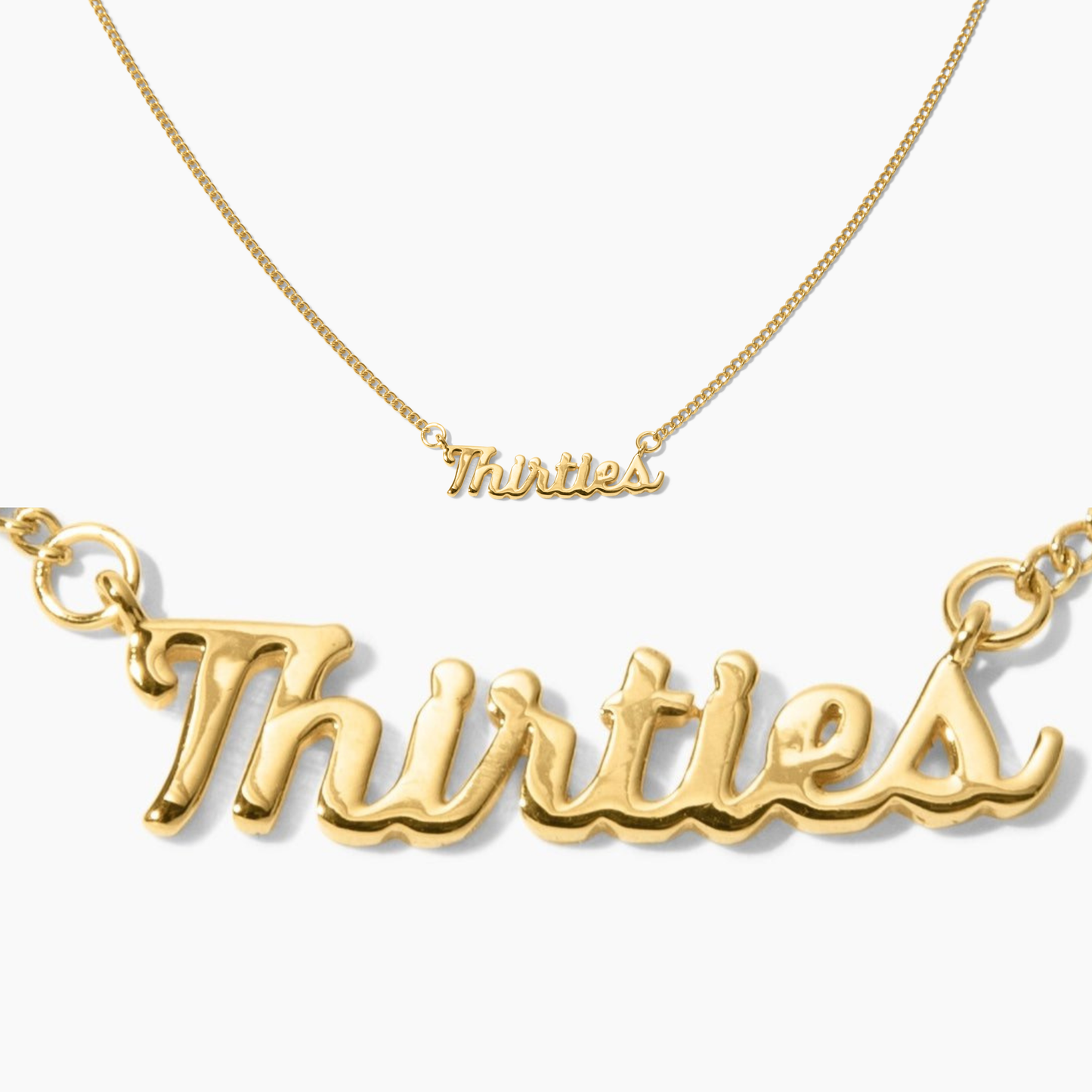 Thirties 14k Gold Necklace